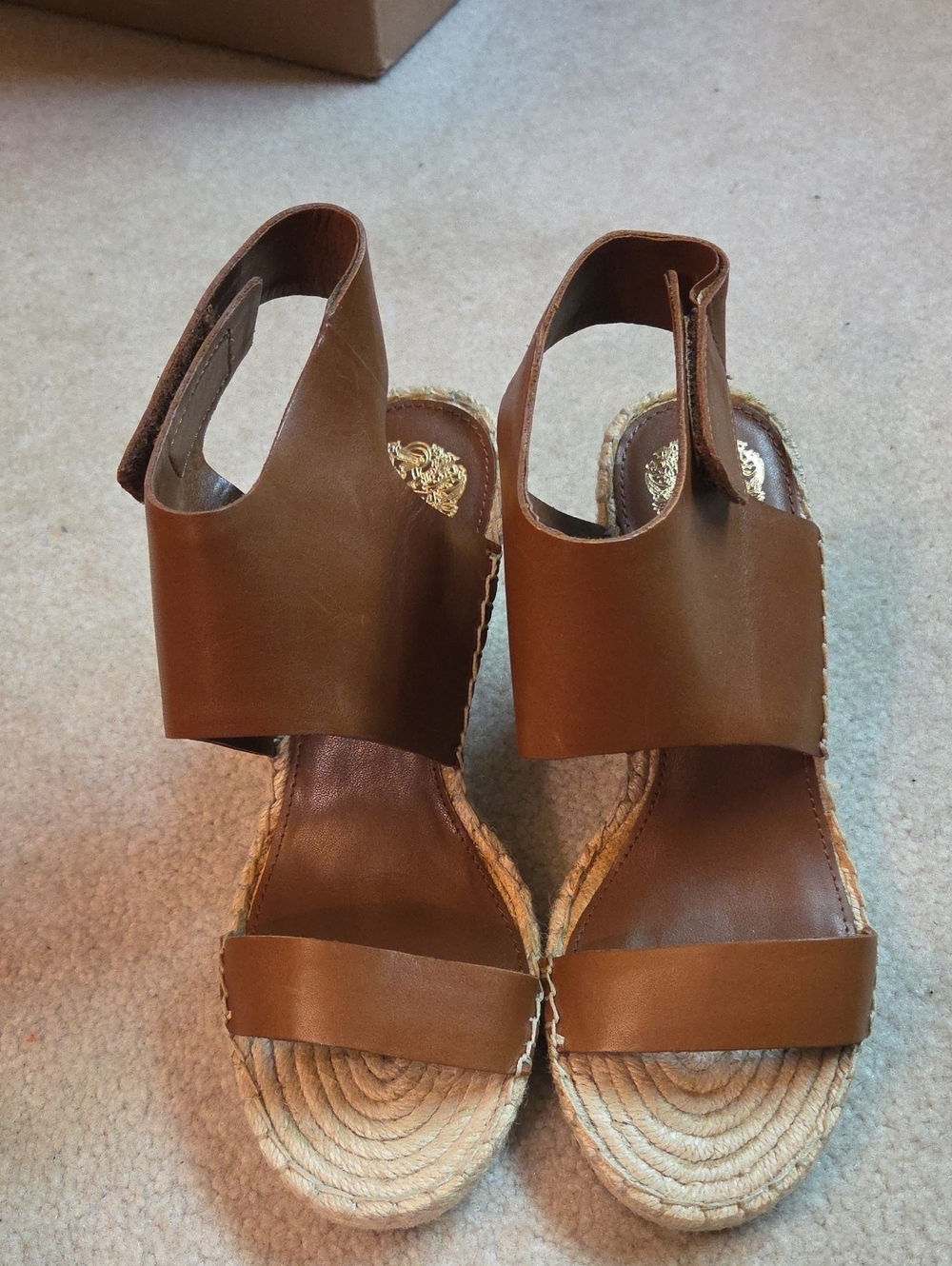 Women's Brown Espadrille Wedge Sandals - Unbranded